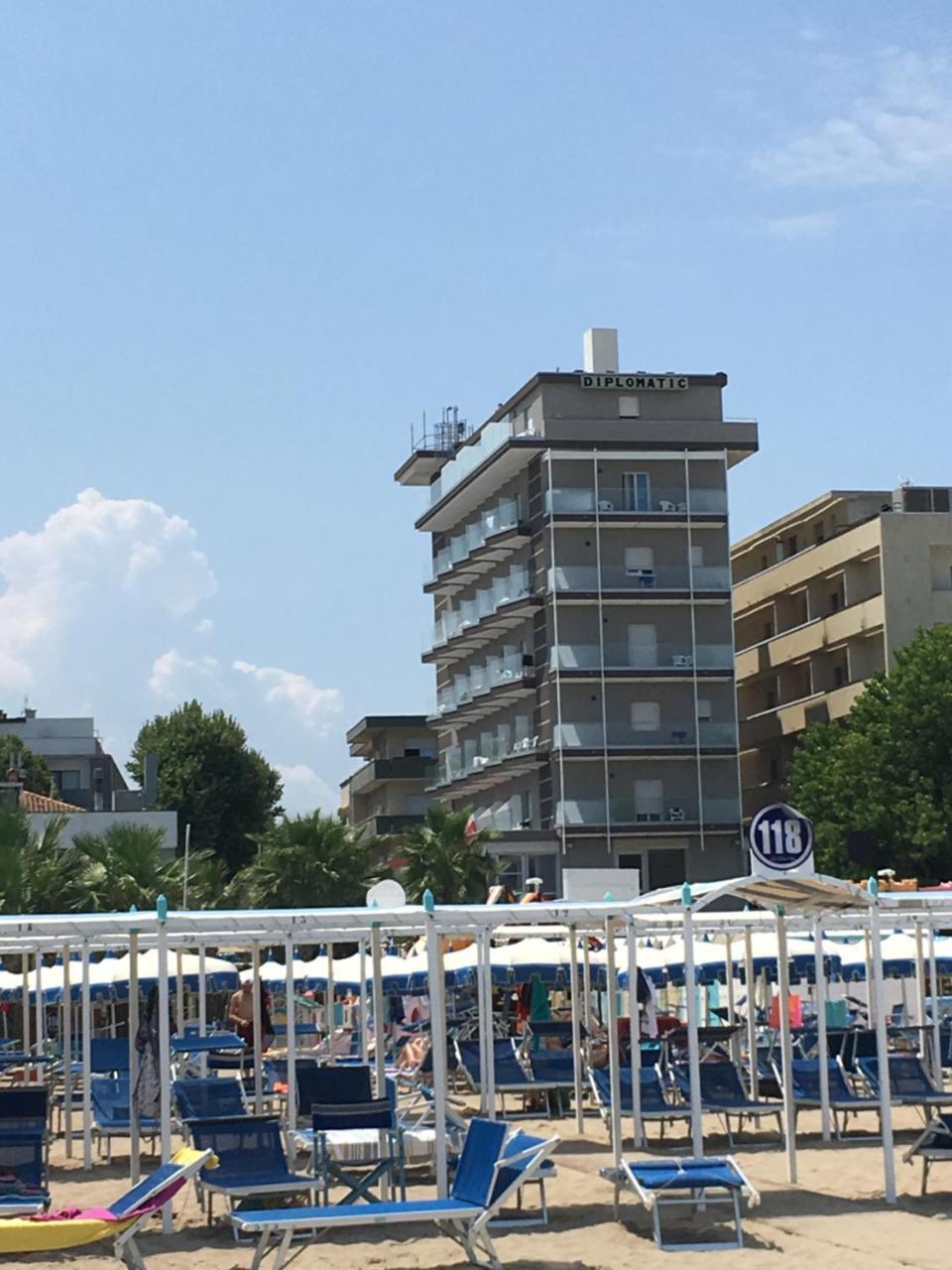 Hotel Diplomatic Riccione Zewnętrze zdjęcie